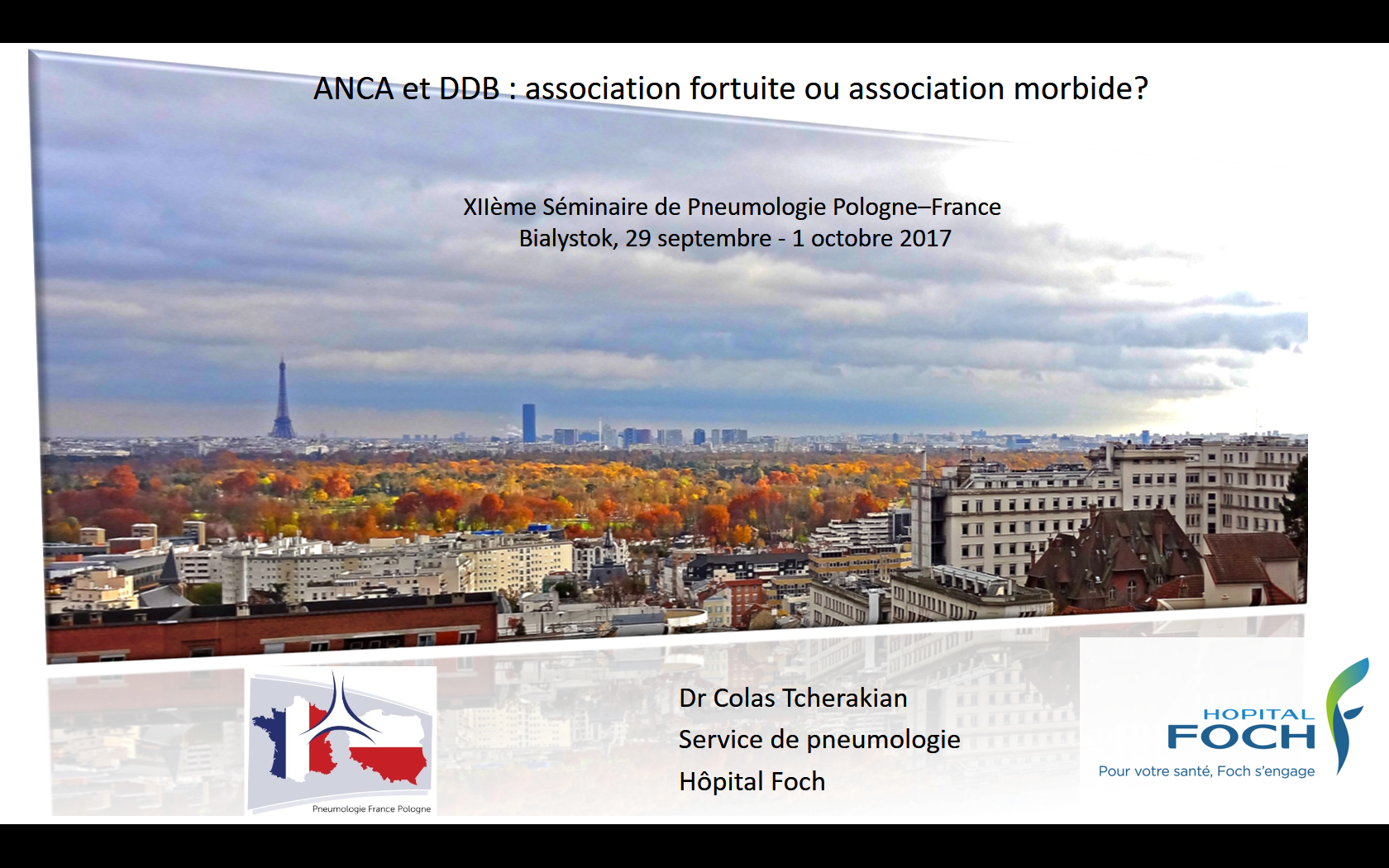 ANCA et DDB  association fortuite ou association morbide. Colas Tcherakian