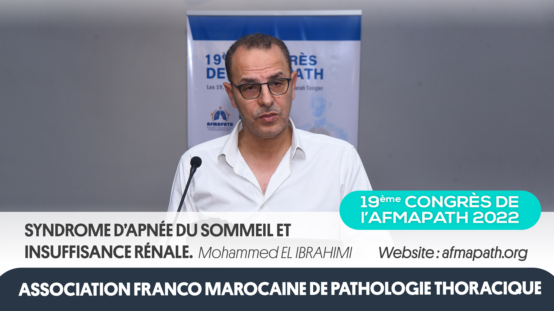 Syndrome d’apnée du sommeil et insuffisance rénale. Mohammed El Ibrahimi