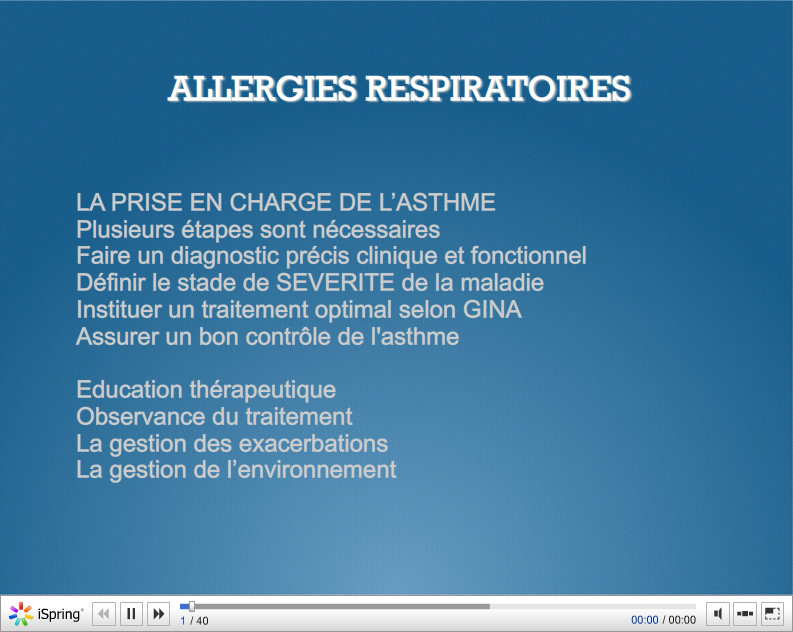 Les allergies respiratoires