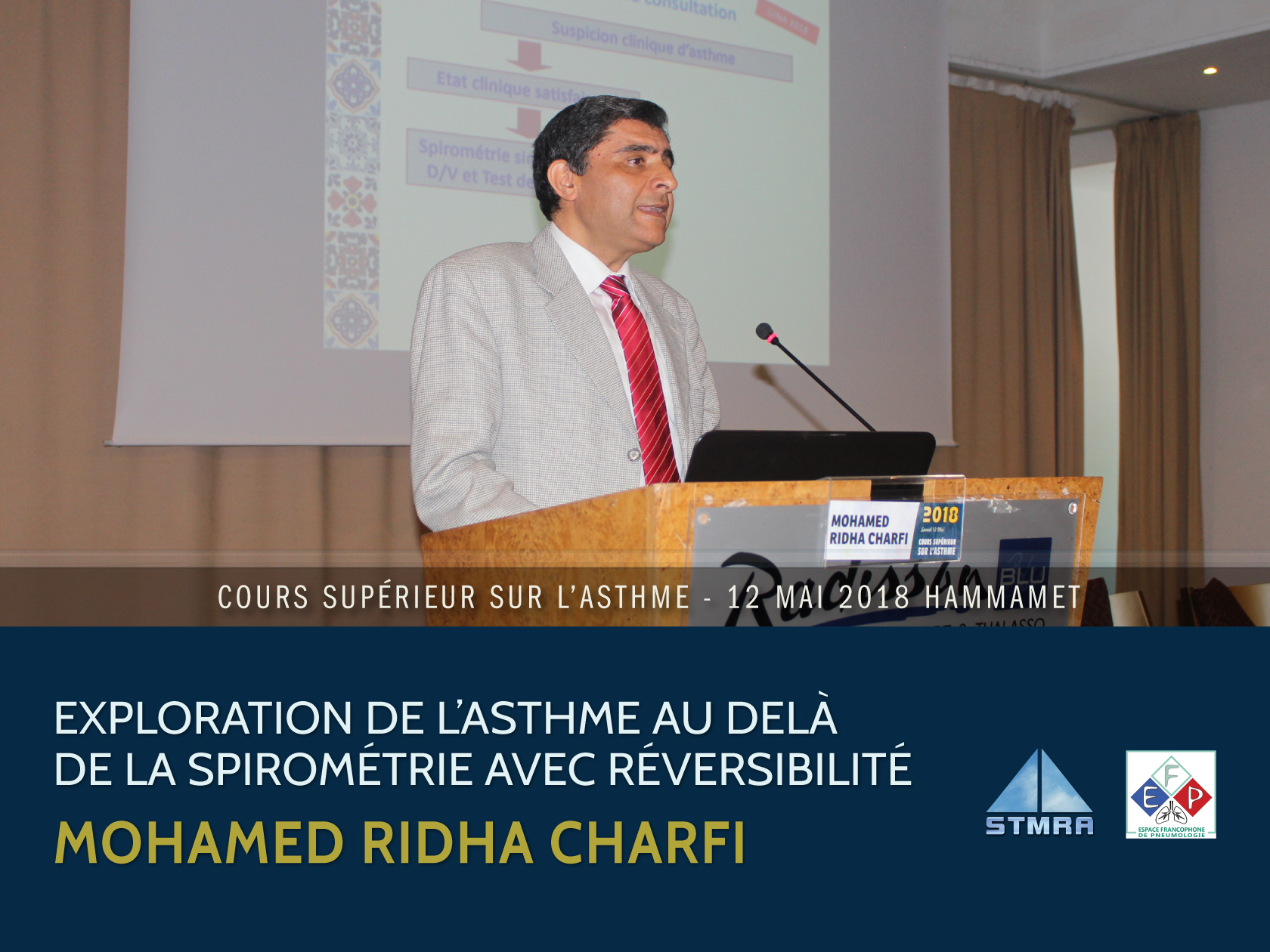 Exploration de l'asthme: au delà de la spirométrie avec réversibilité. Pr Mohamed Ridha Charfi